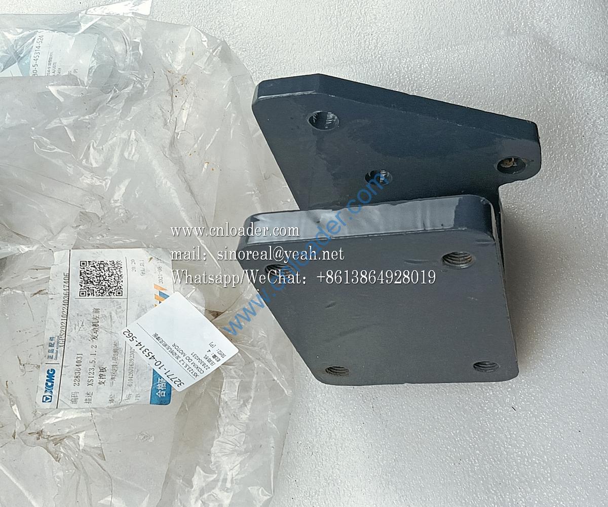 XCMG part XS123.5.1.2 Engine left front support plate 228304031