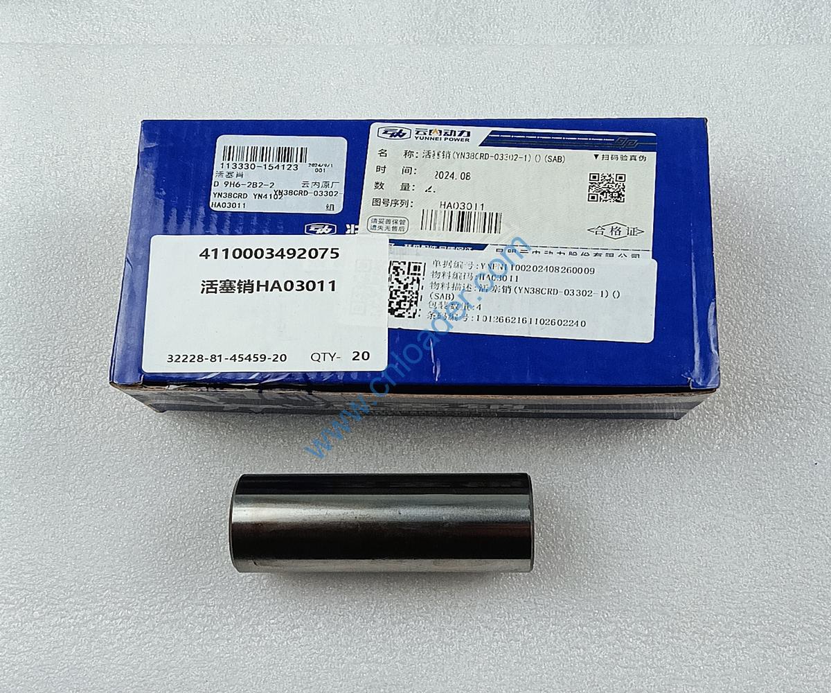 YUNNEI engine part piston pin HA03011 YN38CRD-03302-1 4110003492075