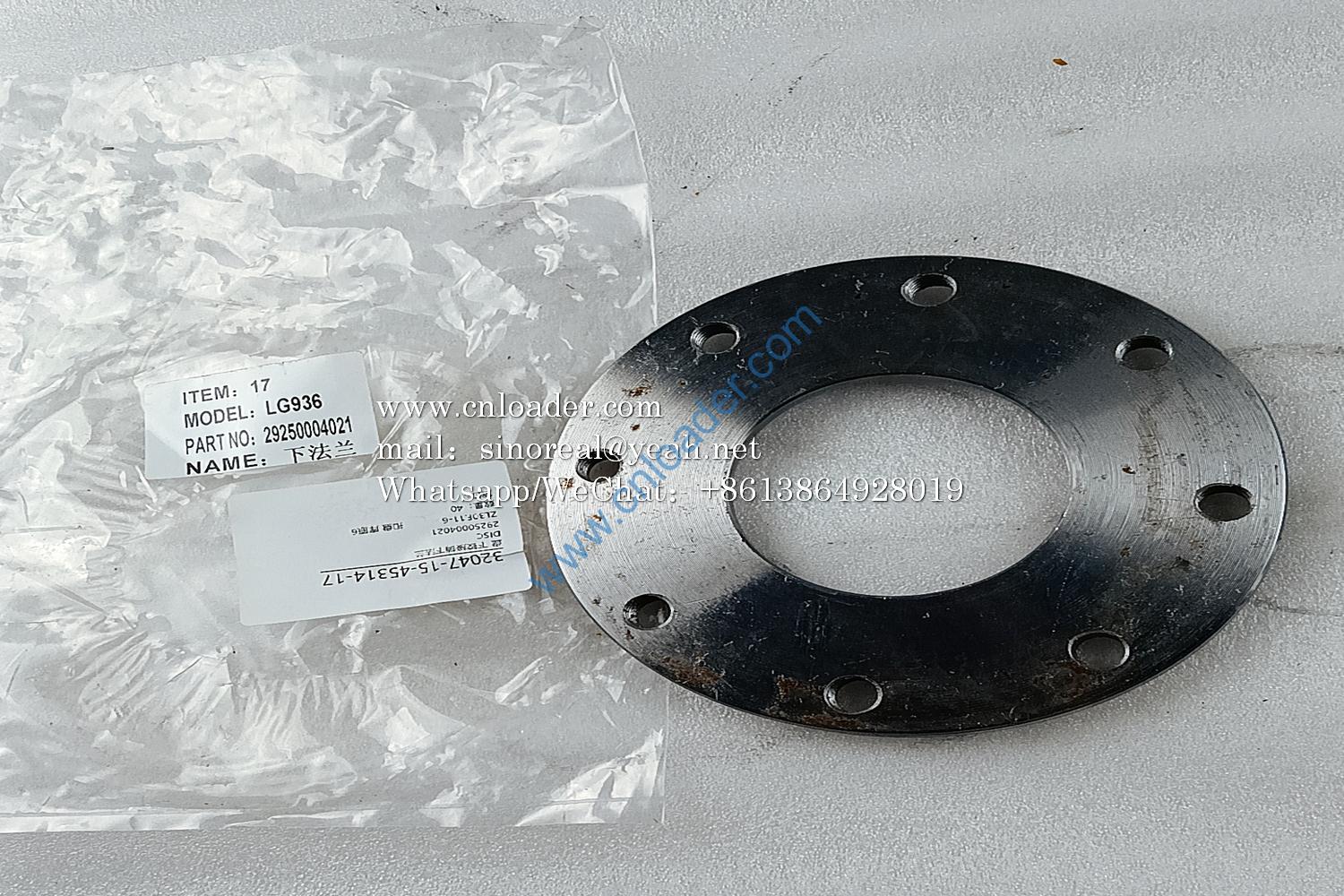 Lower hinge pin lower flange 29250004021 ZL30F.11-6 - Image 2