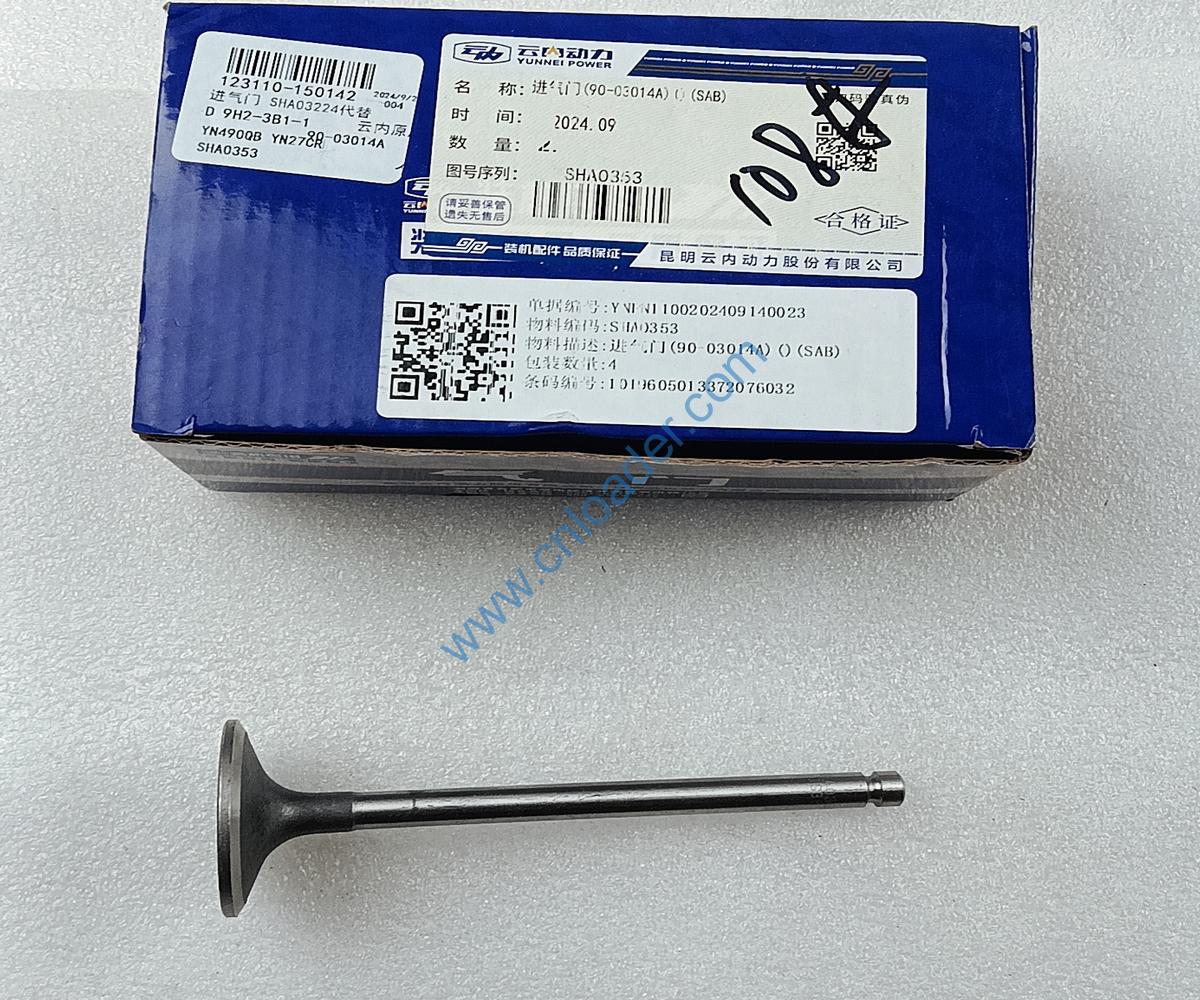 YUNNEI engine part intake valve 90-03014A SHA0353