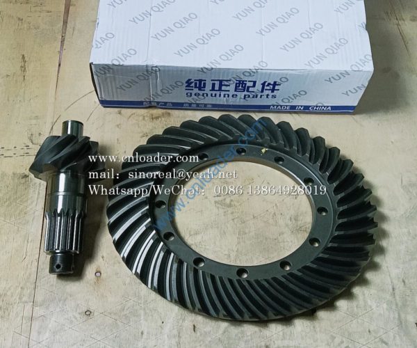 LIUGONG part 40B Rear axle bevel gear 43A0013 43A0012  SP102923