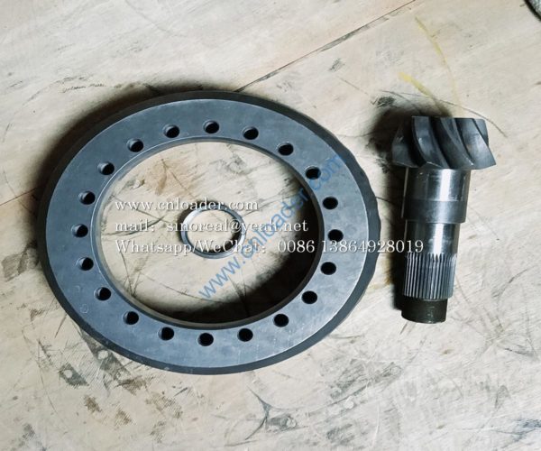 XGMA part XG955III  rear axle bevel gear (one set) 44A0008 44A0009 - Image 2