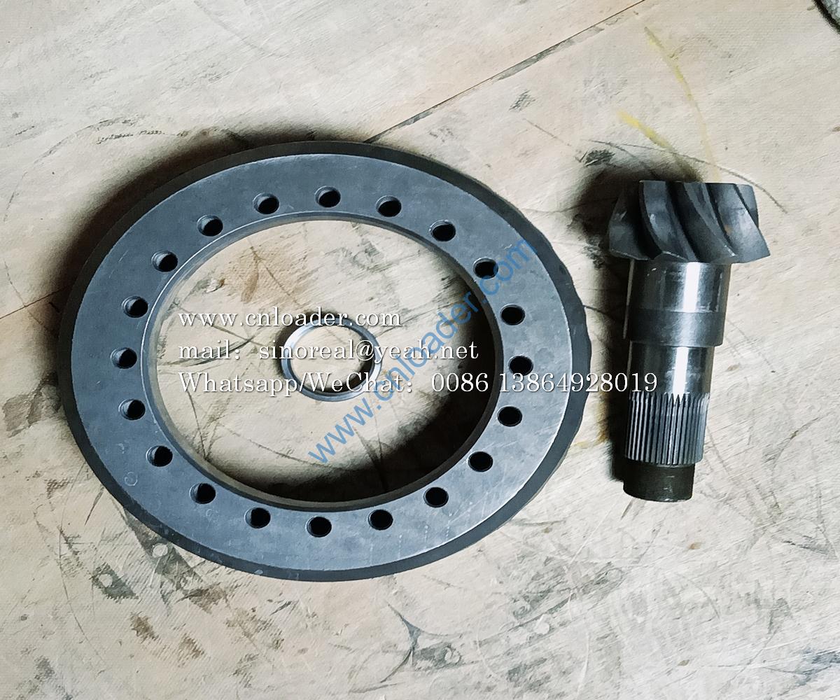 XGMA part XG955III rear axle bevel gear (one set) 44A0008 44A0009 - Image 2