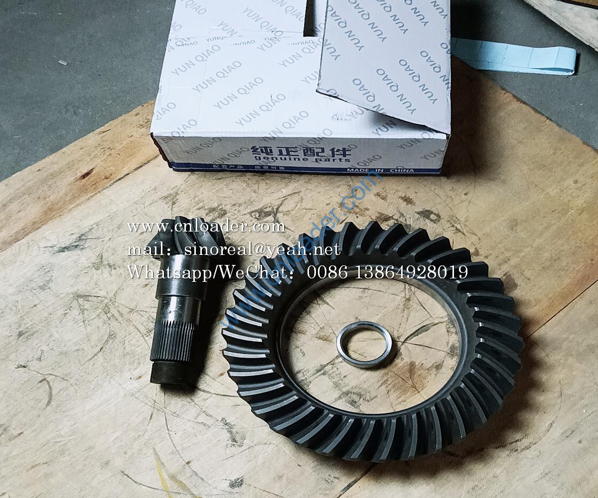 XGMA part XG955III rear axle bevel gear (one set) 44A0008 44A0009