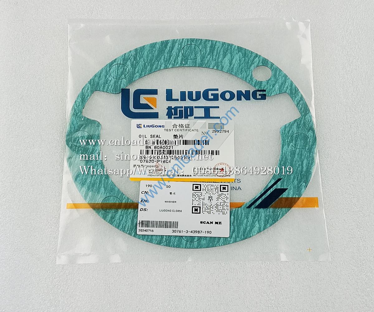 LIUGONG part Gasket 80A0021 - Image 2