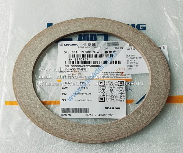 LIUGONG part   Thrust washer 88A0157