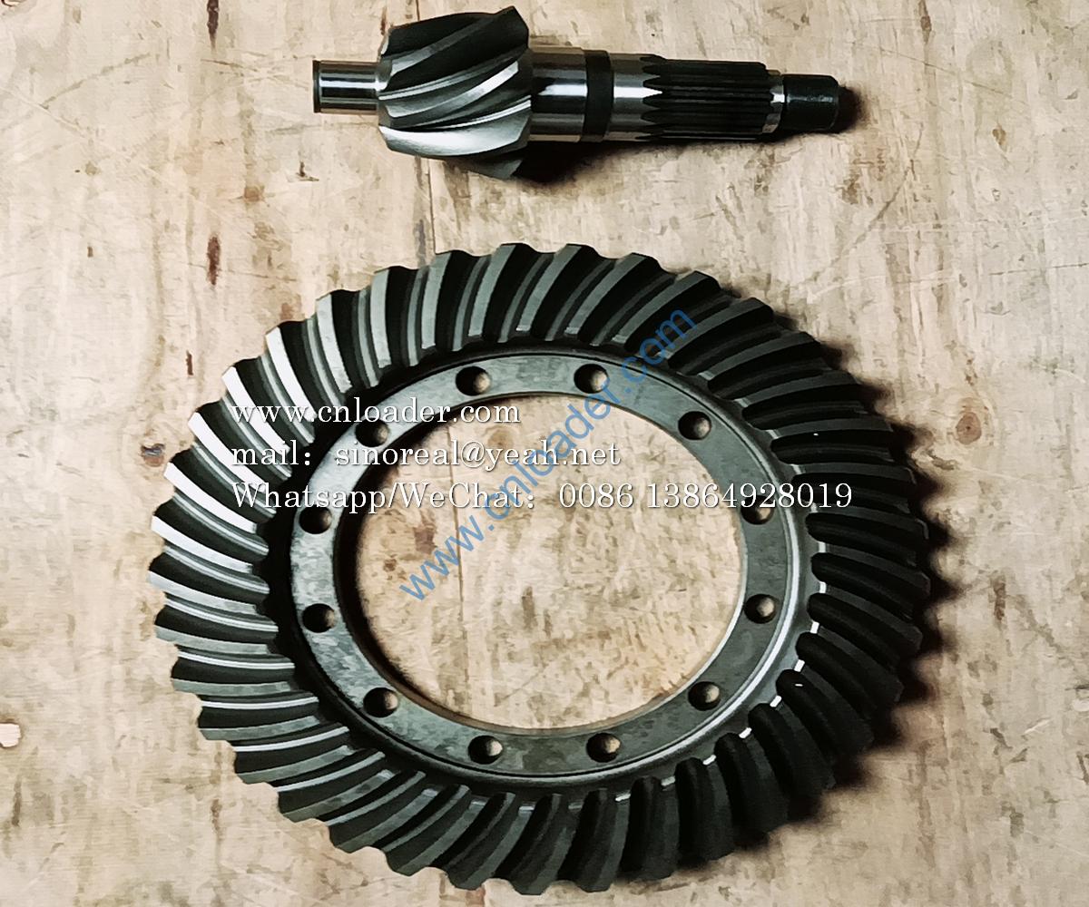 LONKING part 50C front axle spiral bevel gear LG853.04.01.02-009 LG853.04.01.02-010 36403100089 36403100090