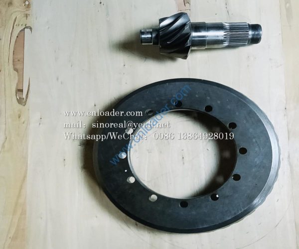 FRONT SPIRAL BEVEL GEAR  SP104025 43A0043 43A0044 938 ZL60G.9-3 - Image 2