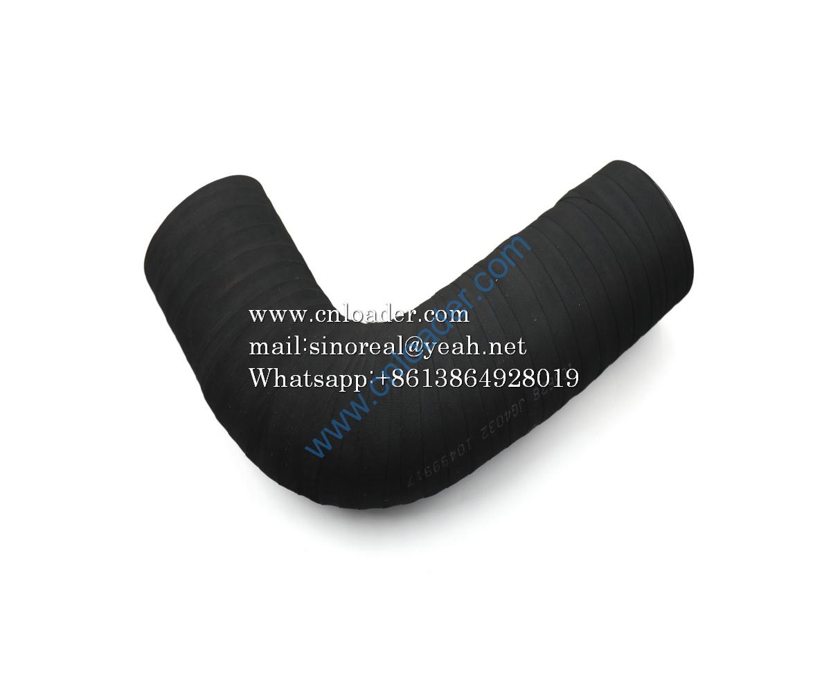 SANY parts intercooler outlet pipe SRT95.230-4 10499917