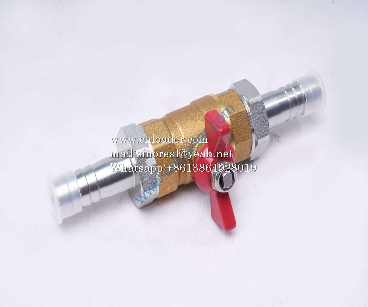 SANY parts 60203209 ball valve assembly G3/4F-2×5/8BT