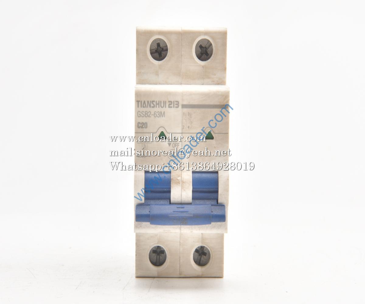 SANY parts 60203600 Line protection circuit breaker 20-AC380-2-A1