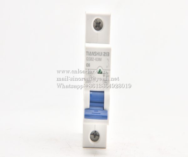 SANY parts 60203601 Miniature circuit breaker GSB2-63/1 C6