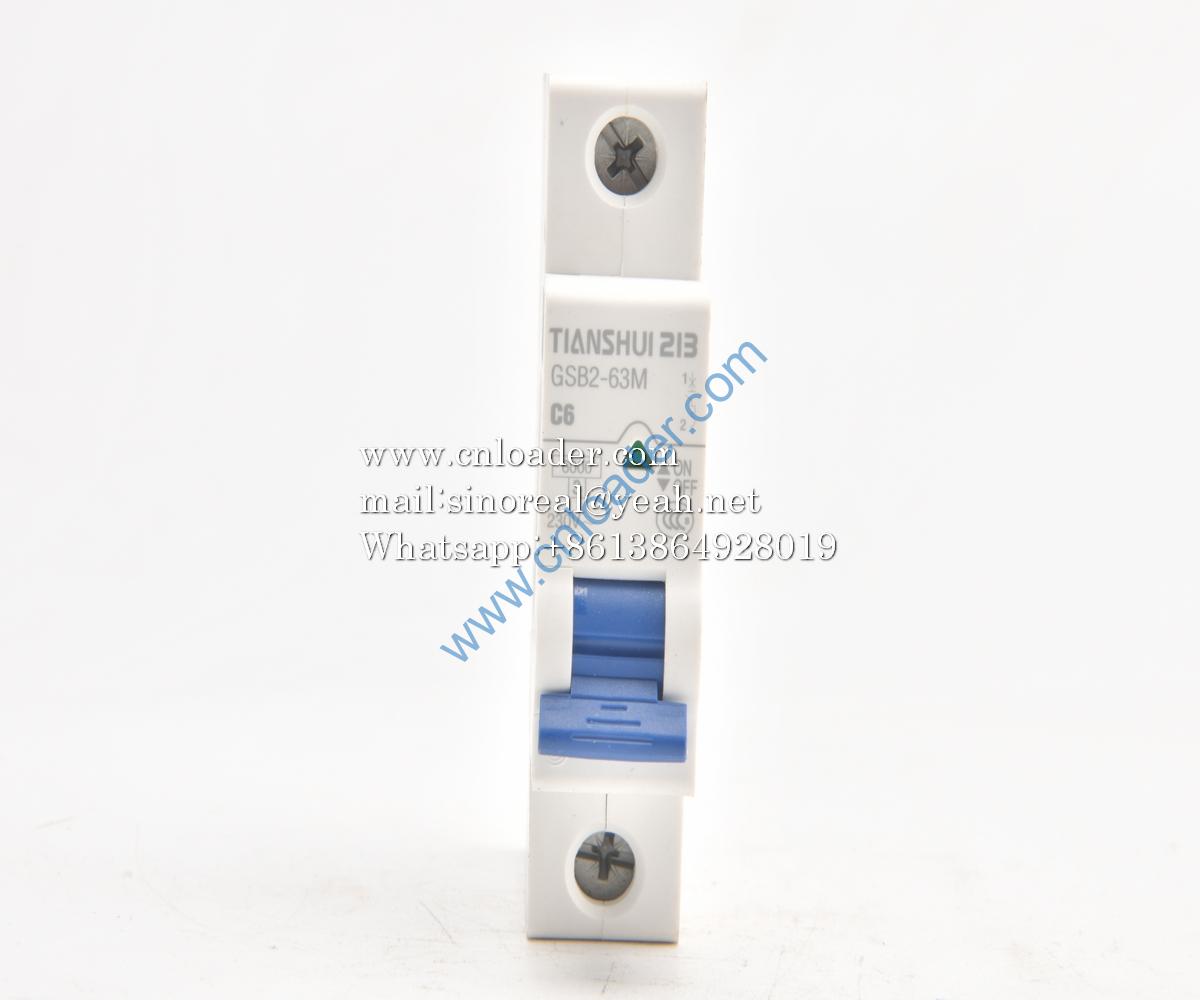 SANY parts 60203601 Miniature circuit breaker GSB2-63/1 C6