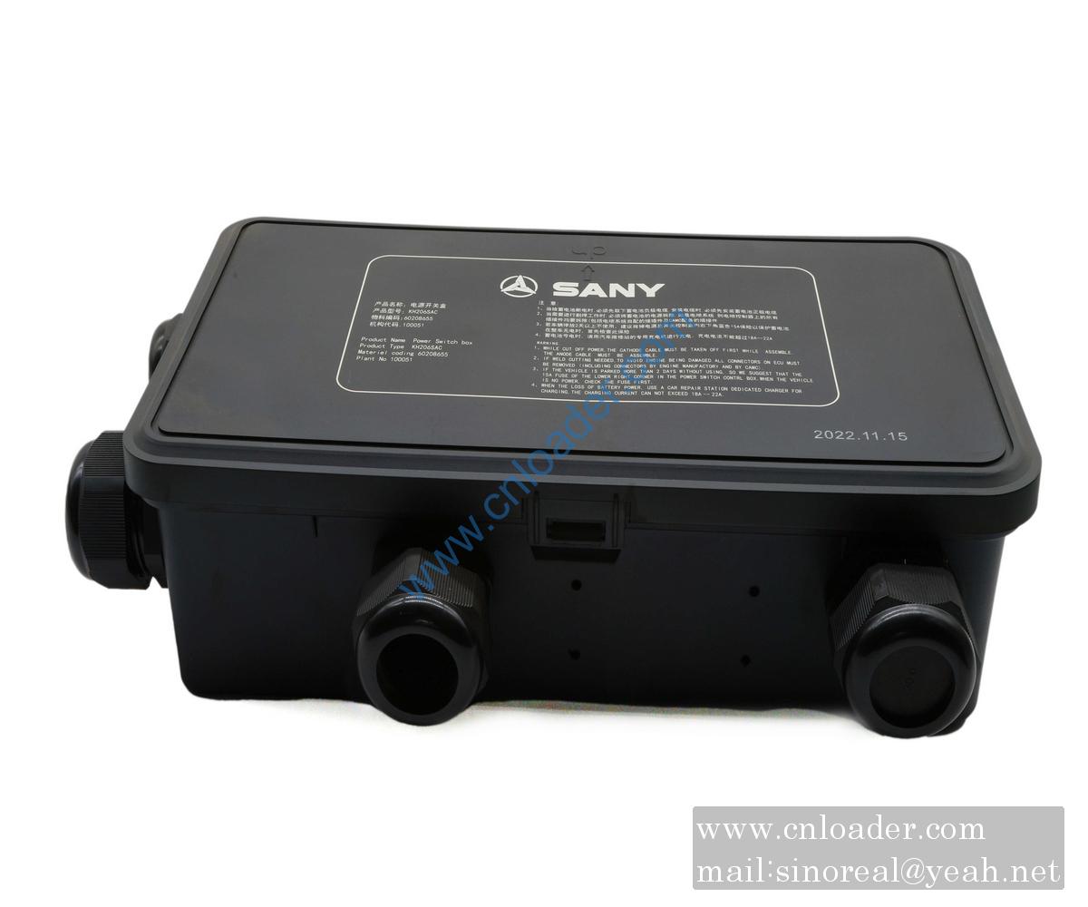 SANY parts 60208655 Power switch box KH206-SAC